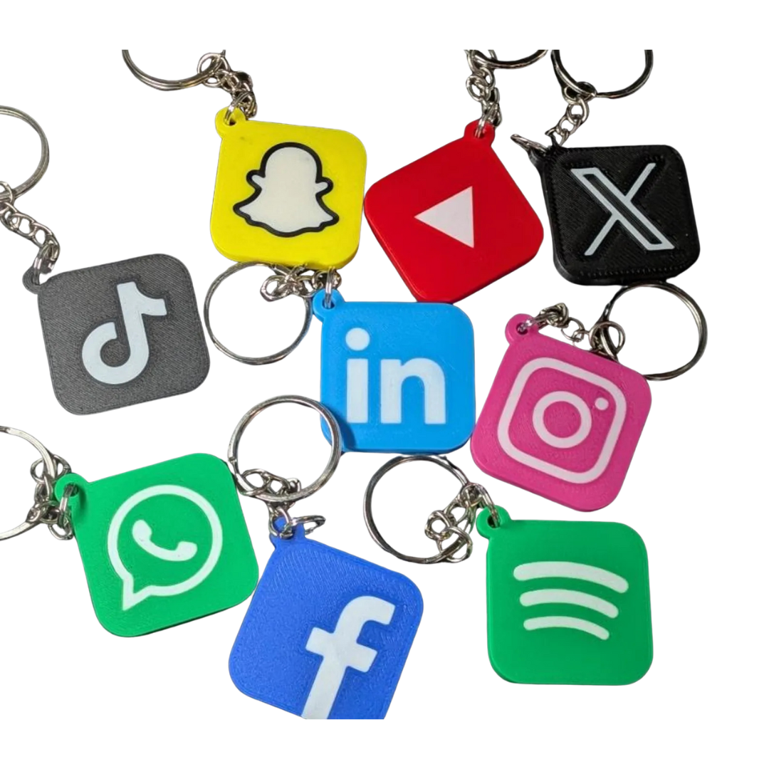 Llaveros NFC Brandtag pro Redes sociales x 2 unidades